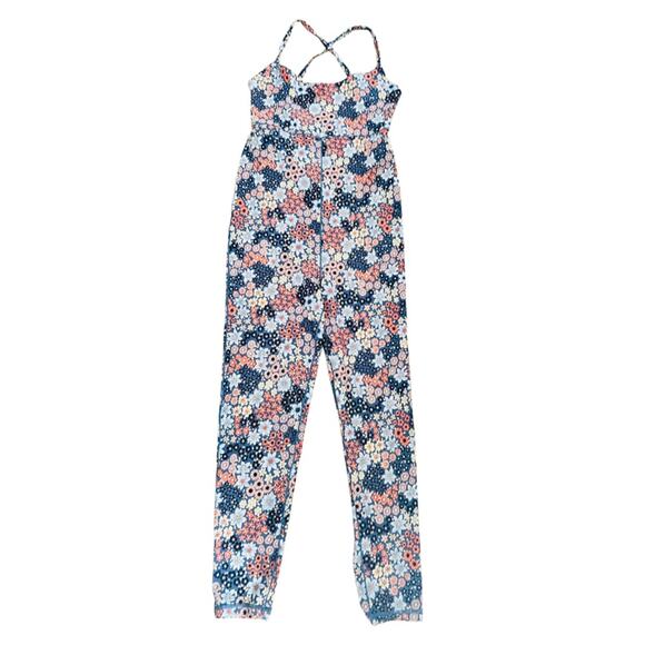 OFFLINE By Aerie Floral Hugger Jumpsuit Romper One Piece Size Large - Picture 1 of 7